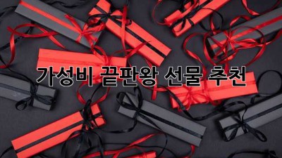 가성비 끝판왕 선물 추천🎁